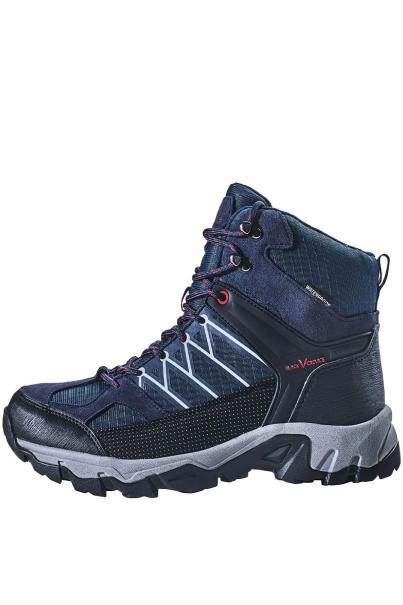 BLACK CREVICE Trekking High Waterproof Shoes Blue/Red