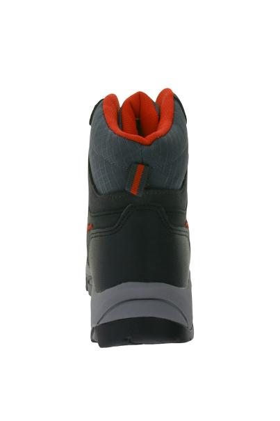 BLACK CREVICE Trekking High-Cut Waterproof Shoes Black/Red