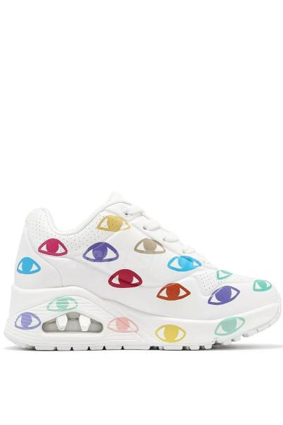 SKECHERS x Ricardo Cavolo Uno-Many Eyes Shoes White/Multi