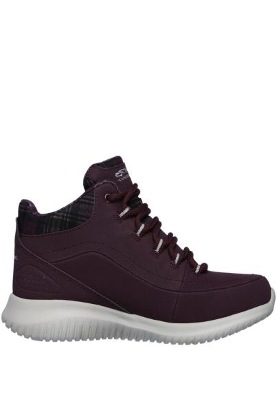 SKECHERS Ultra Flex Just Chill Shoes Burgundy