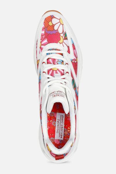 SKECHERS x Ricardo Cavolo Tres-Air Uno Spring Bloom Shoes White/Multi