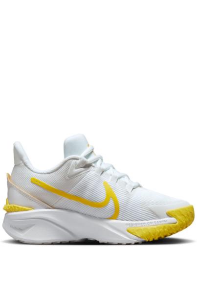 NIKE Star Runner 4 Shoes White/Yellow