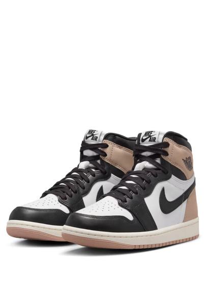 NIKE Air Jordan 1 High Shoes White/Latte