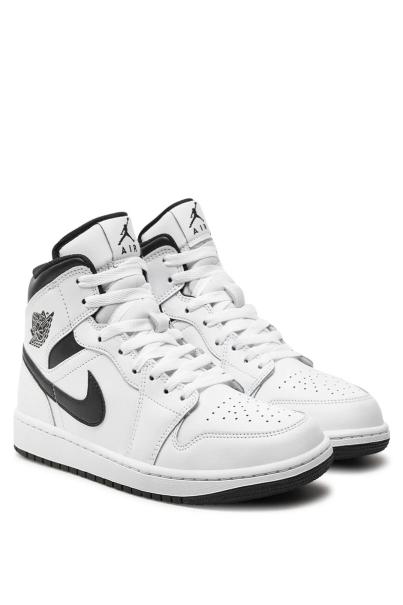 NIKE Air Jordan 1 Mid Shoes White