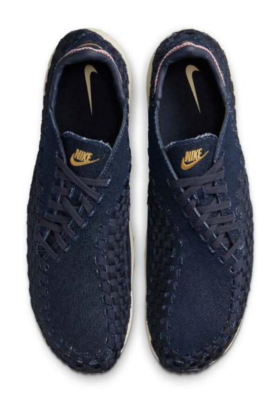 NIKE Air Footscape Woven Shoes Dark Denim