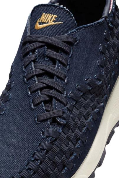 NIKE Air Footscape Woven Shoes Dark Denim