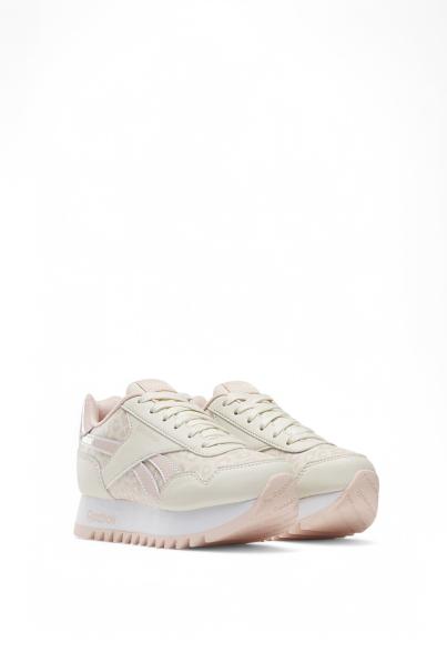 REEBOK Royal Classic Platform Shoes Beige/Pink