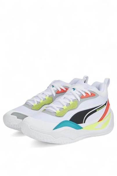PUMA Playmaker Pro Basketball Shoes White/Multi