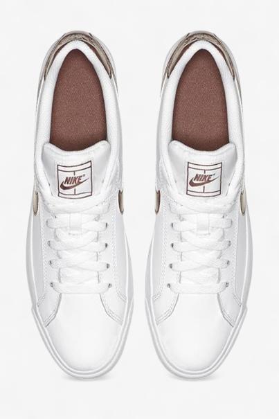 NIKE Court Royale Ac Shoes White/Mauve