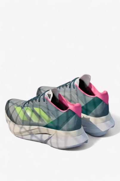 ADIDAS Adizero Boston 12 Running Shoes Turquoise/Grey