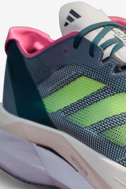 ADIDAS Adizero Boston 12 Running Shoes Turquoise/Grey