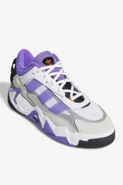ADIDAS Originals Niteball 2.0 Shoes White/Purple