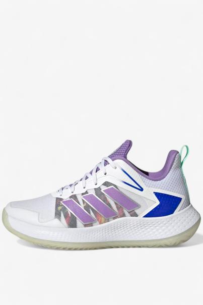 ADIDAS Defiant Speed Tennis Shoes White/Purple