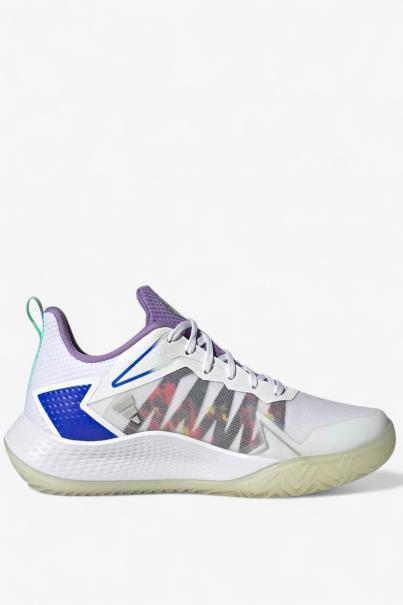 ADIDAS Defiant Speed Tennis Shoes White/Purple
