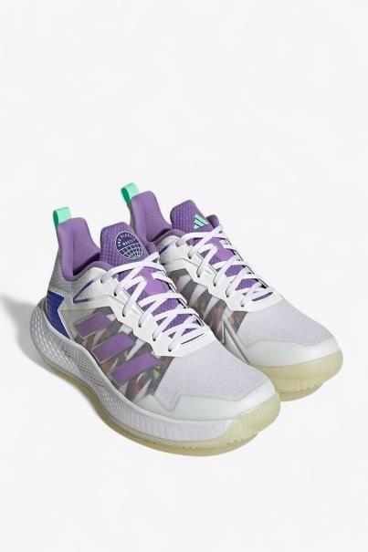 ADIDAS Defiant Speed Tennis Shoes White/Purple