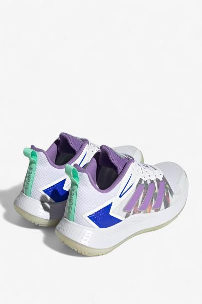 ADIDAS Defiant Speed Tennis Shoes White/Purple