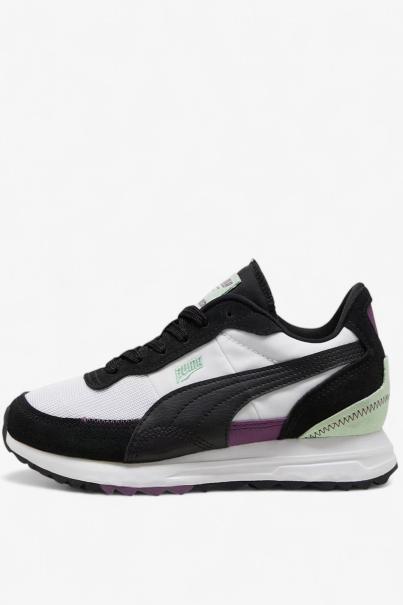 PUMA Road Rider Suede Shoes White/Black