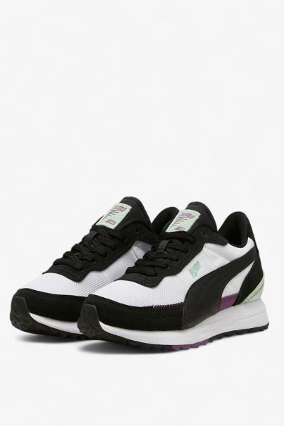 PUMA Road Rider Suede Shoes White/Black