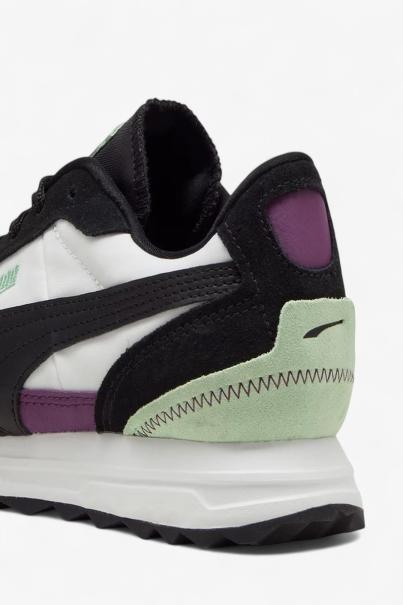 PUMA Road Rider Suede Shoes White/Black