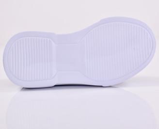 Мъжки кецове естествена кожа сини EOBUVKIBG