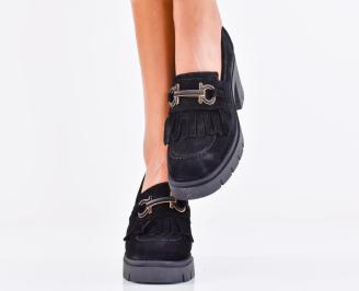 Дамски лоуфъри черни EOBUVKIBG