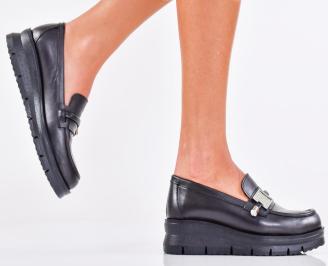 Дамски обувки естественa кожа  черни EOBUVKIBG