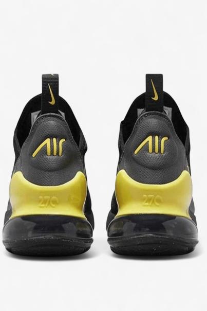 NIKE Air Max 270 Gs Shoes Black/Yellow