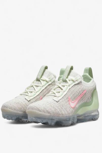 NIKE Air VaporMax 2021 Gs Shoes Beige/Pink