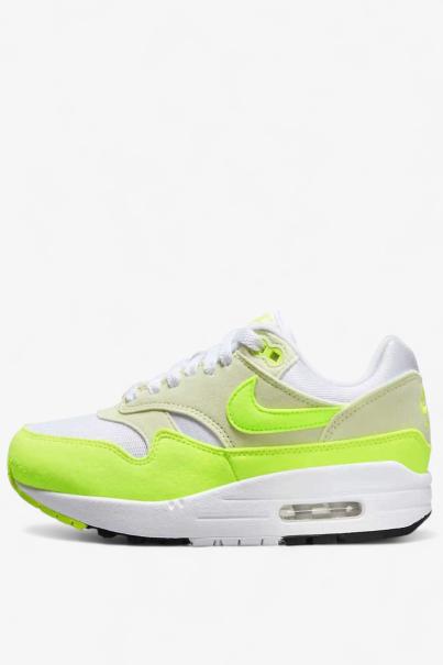 NIKE Air Max 1 Shoes White/Green