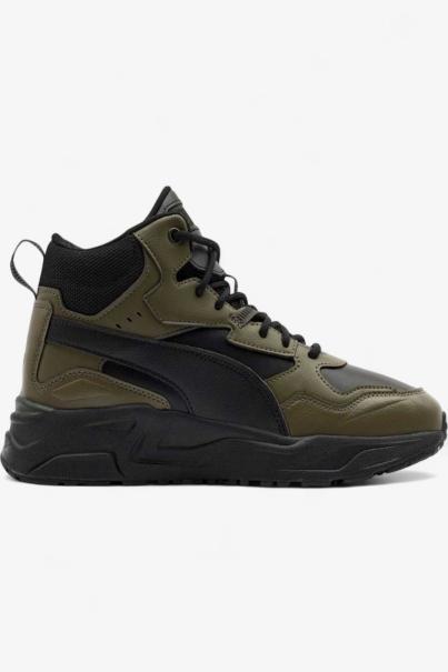 PUMA Trinity Lite Mid Shoes Green/Black