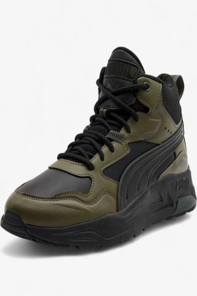 PUMA Trinity Lite Mid Shoes Green/Black