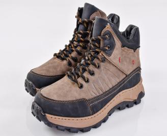 Мъжки боти  бежови EOBUVKIBG