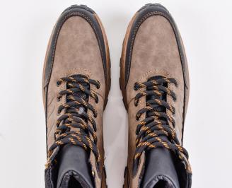 Мъжки боти  бежови EOBUVKIBG