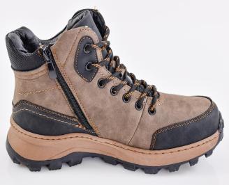 Мъжки боти  бежови EOBUVKIBG