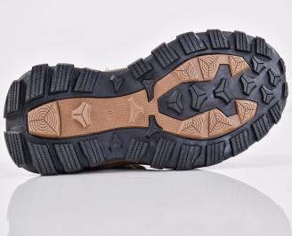 Мъжки боти  бежови EOBUVKIBG