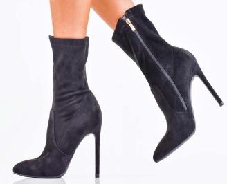 Дамски  елегантни боти  черни EOBUVKIBG