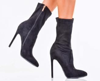 Дамски  елегантни боти  черни EOBUVKIBG