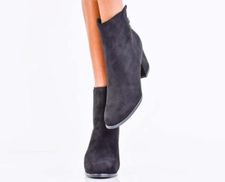 Дамски  елегантни боти черни EOBUVKIBG