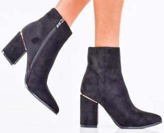 Дамски елегантни боти черни EOBUVKIBG