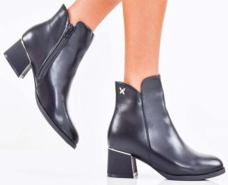 Дамски елегантни боти черни EOBUVKIBG