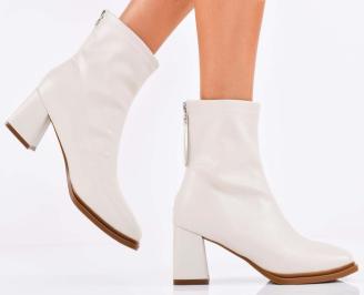 Дамски елегантни боти бежови EOBUVKIBG