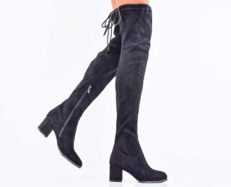 Дамски  чизми   черни EOBUVKIBG