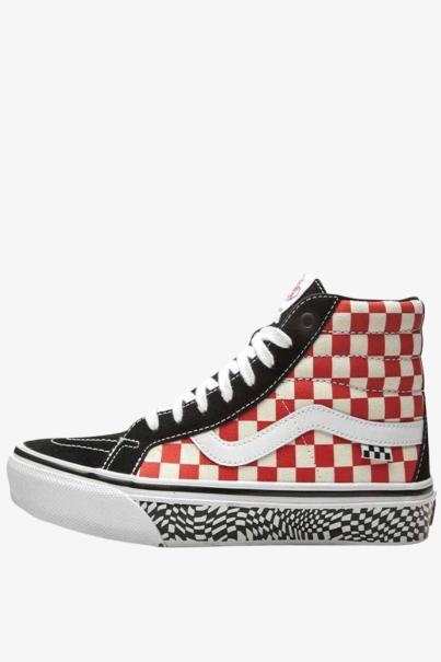 VANS Skate Sk8-Hi Reissue Shoes Black/Red