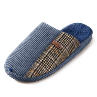 Мъжки домашни Пантофи - P 252-2 Blue