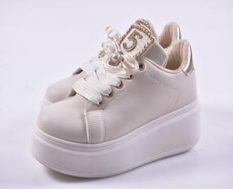 Дамски сникърси бели EOBUVKIBG