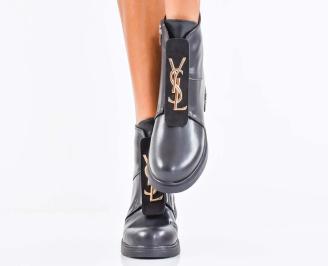 Дамски ежедневни боти черни EOBUVKIBG