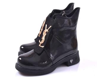 Дамски ежедневни боти черни EOBUVKIBG