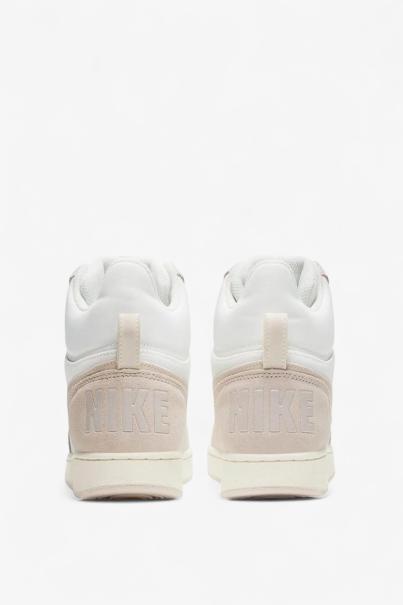 NIKE Court Borough Mid Premium Shoes White/Beige
