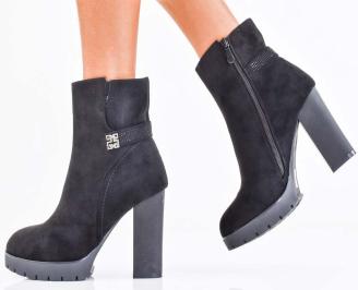 Дамски елегантни  боти черни EOBUVKIBG