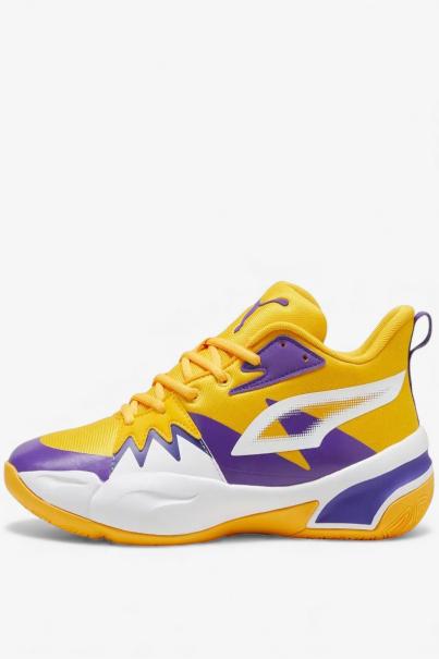 PUMA Genetics Basketball Shoes Yellow/Purple